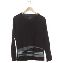 elkline Damen Langarmshirt, schwarz, Gr. 42