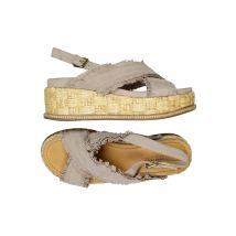 Elvio Zanon Damen Sandale, beige, Gr. 38