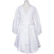 EVA Mann Damen Kleid, weiß, Gr. 36