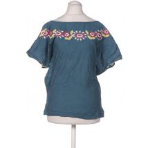 evaw wave Damen Bluse, blau, Gr. 36