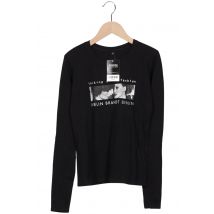 Evelin Brandt Berlin Damen Langarmshirt, schwarz, Gr. 38