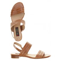 Everybody Damen Sandale, braun, Gr. 42