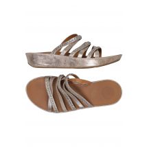 FitFlop Damen Sandale, silber, Gr. 40