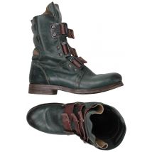 Fly London Damen Stiefelette, grün, Gr. 40