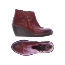 Fly London Damen Stiefelette, rot, Gr. 35