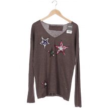 Frogbox Damen Pullover, braun, Gr. 44