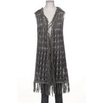 Frogbox Damen Strickjacke, grau, Gr. 38