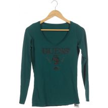 Guess Damen Langarmshirt, grün, Gr.