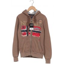 Geographical Norway Damen Kapuzenpullover, braun, Gr. 34