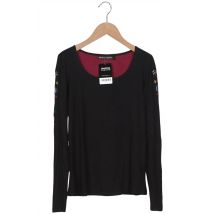 Gudrun Sjödén Damen Langarmshirt, schwarz, Gr. 36