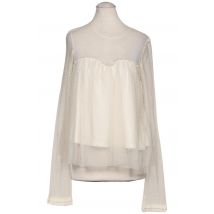 Guess Damen Bluse, cremeweiß, Gr. 36