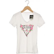 Guess Damen T-Shirt, weiß, Gr. 32