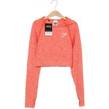Gymshark Damen Langarmshirt, orange, Gr. 36