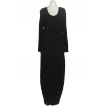 Hopsack Damen Kleid, schwarz, Gr.