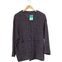 Hopsack Damen Strickjacke, lila, Gr. 40
