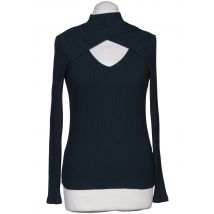 Hallhuber Damen Langarmshirt, grün, Gr. 38