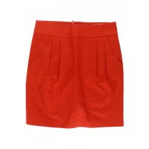 Hallhuber Damen Rock, rot, Gr. 34