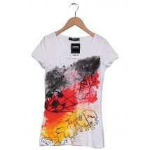Hallhuber Damen T-Shirt, weiß, Gr. 34
