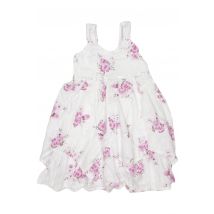 Happy Girls Mädchen Kleid, weiß, Gr. 98