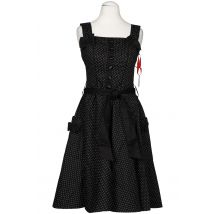 Hell Bunny Damen Kleid, schwarz, Gr. 34
