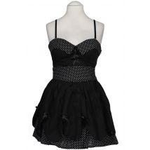 Hell Bunny Damen Kleid, schwarz, Gr. 42