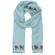 Hemisphere Damen Schal, hellblau, Gr.