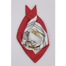 Hermes Damen Schal, cremeweiß, Gr.