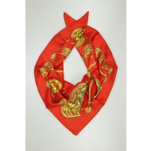 Hermes Damen Schal, rot, Gr.