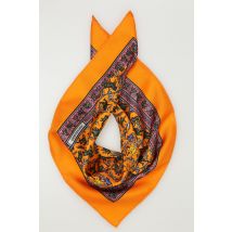 Hermes Damen Schal, orange, Gr.