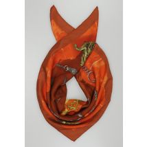 Hermes Damen Schal, orange, Gr.