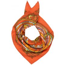 Hermes Damen Schal, orange, Gr.