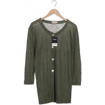 hessnatur Damen Strickjacke, grün, Gr. 38