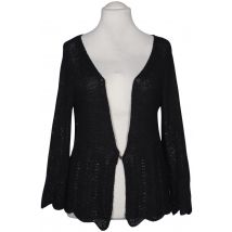 Himalaya Damen Strickjacke, schwarz, Gr. 38