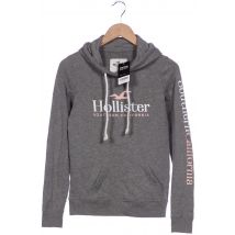 Hollister Damen Kapuzenpullover, grau, Gr. 34