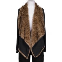 Hollister Damen Strickjacke, schwarz, Gr. 34