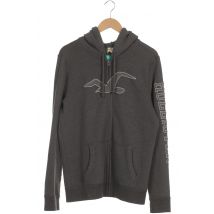 Hollister Herren Kapuzenpullover, grau, Gr.