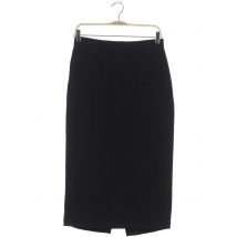 Hopsack Damen Rock, schwarz, Gr. 38