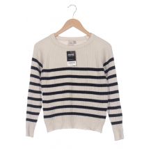 Ichi Damen Pullover, weiß, Gr. 34