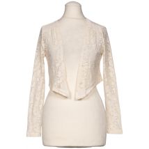 Ichi Damen Strickjacke, cremeweiß, Gr. 36