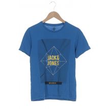 Jack &amp; Jones Herren T-Shirt, blau, Gr. 48