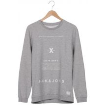 Jack &amp; Jones Herren Sweatshirt, grau, Gr. 52