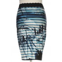 Jean Paul Gaultier Damen Rock, blau, Gr. 42