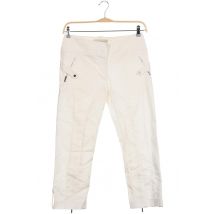 Karen Millen Damen Stoffhose, cremeweiß, Gr. 38