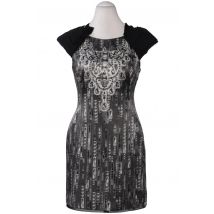 Karen Millen Damen Kleid, grau, Gr. 40
