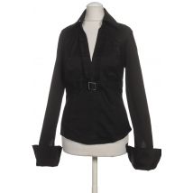 Karen Millen Damen Bluse, schwarz, Gr. 38