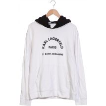 Karl by Karl Lagerfeld Herren Kapuzenpullover, weiß, Gr. 54