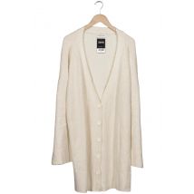 Karo Kauer Damen Strickjacke, cremeweiß, Gr. 44