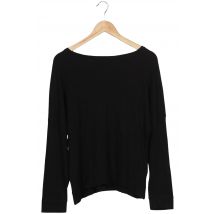 Karo Kauer Damen Langarmshirt, schwarz, Gr. 34