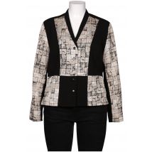Kriss Sweden Damen Blazer, schwarz, Gr. 42