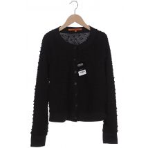 LA FÉE Maraboutée Damen Strickjacke, schwarz, Gr. 36